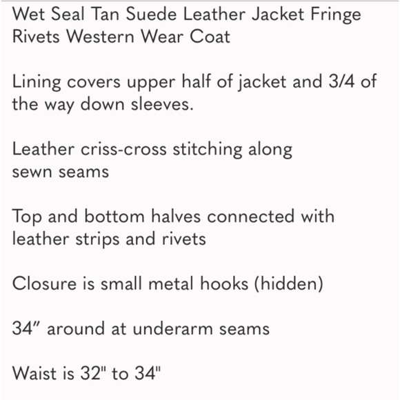 Genuine Leather Fringe Jacket - Picture 9 of 10